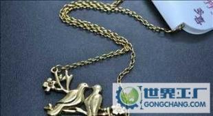 青島歐美飾品外貿(mào)原單 復(fù)古花卉合金鏤空項鏈混批指南