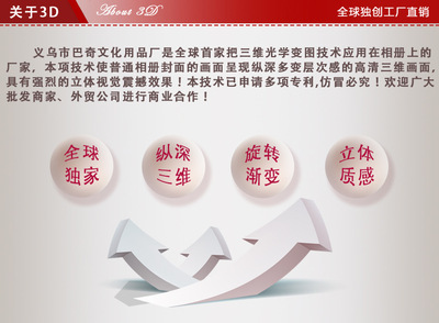 優品匯3D立體高清花卉封面禮品相冊 工藝匠心與多場景應用