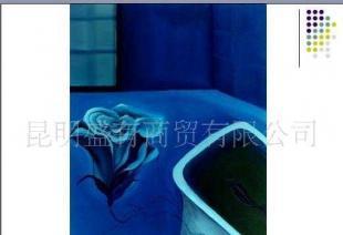 供應原創(chuàng)裝飾畫花卉油畫工藝畫——宋梓萍純手繪花卉藝術